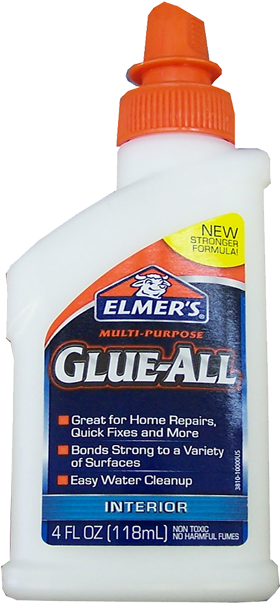 Elmers Multi Purpose Glue All Bottle PNG