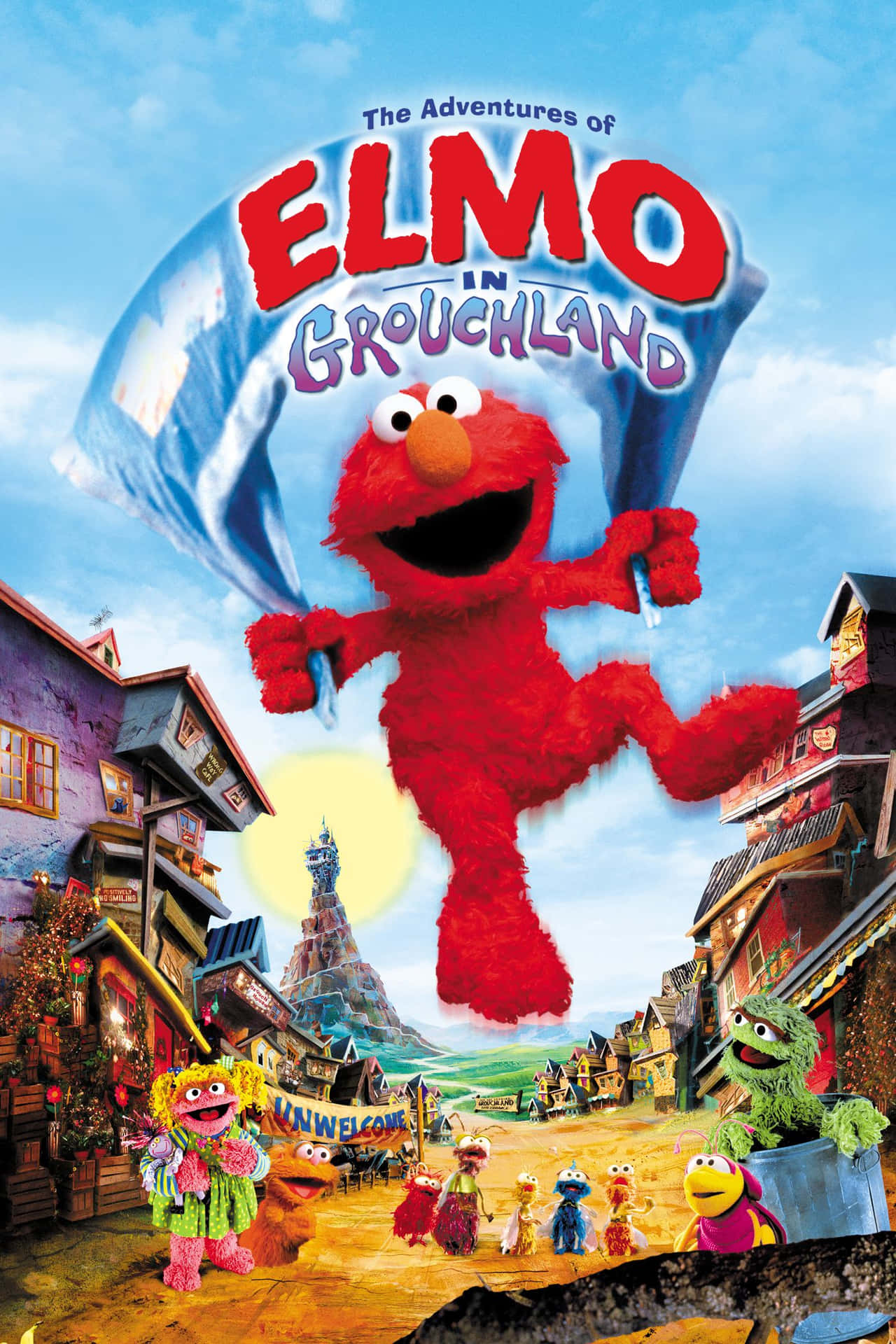 Elmo enthusiastically celebrates the power of friendship