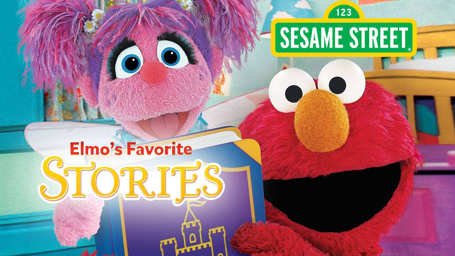 Elmo And Abby Cadabby Poster Background
