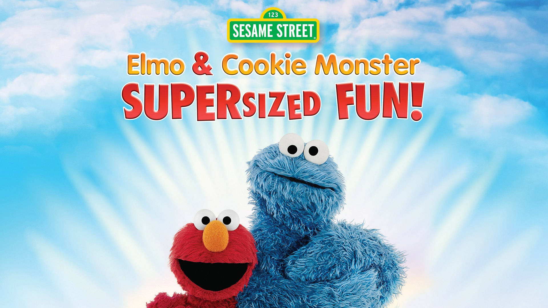 Elmo And Cookie Monster Poster