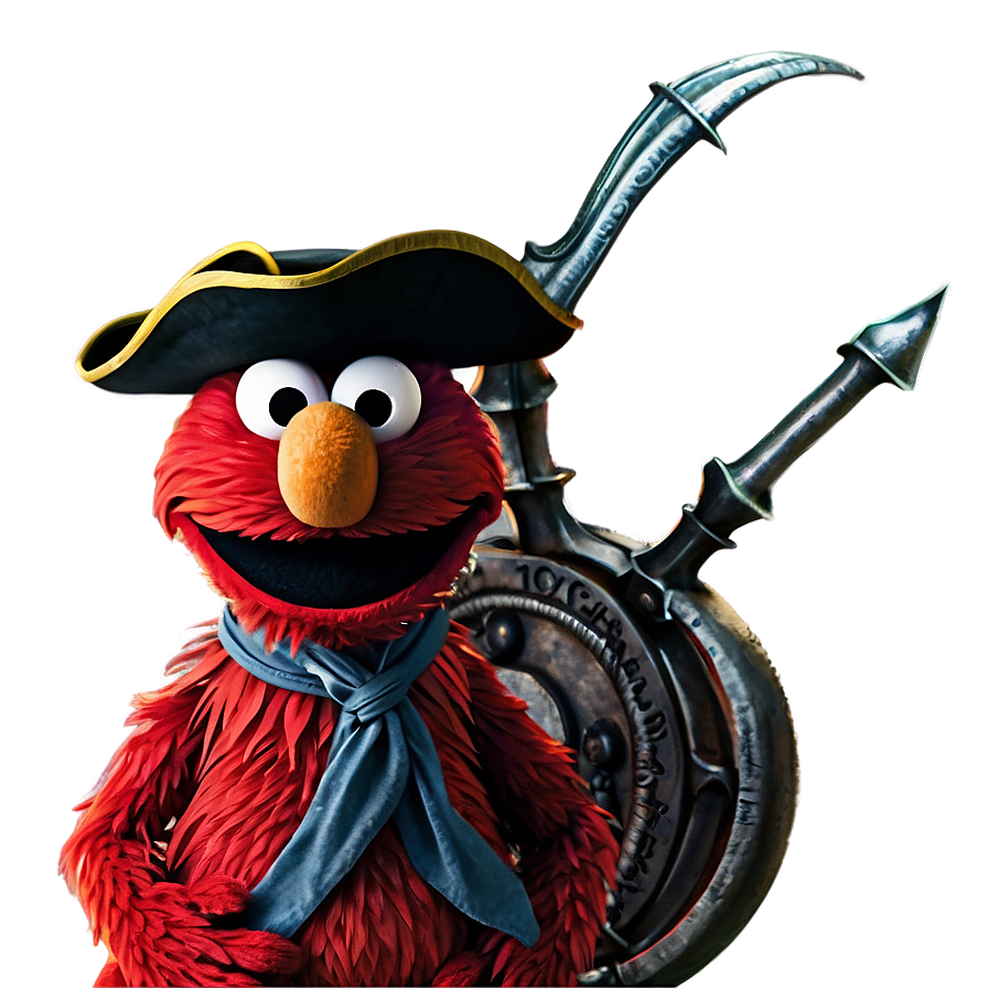 Elmo As A Pirate Png 05032024 PNG