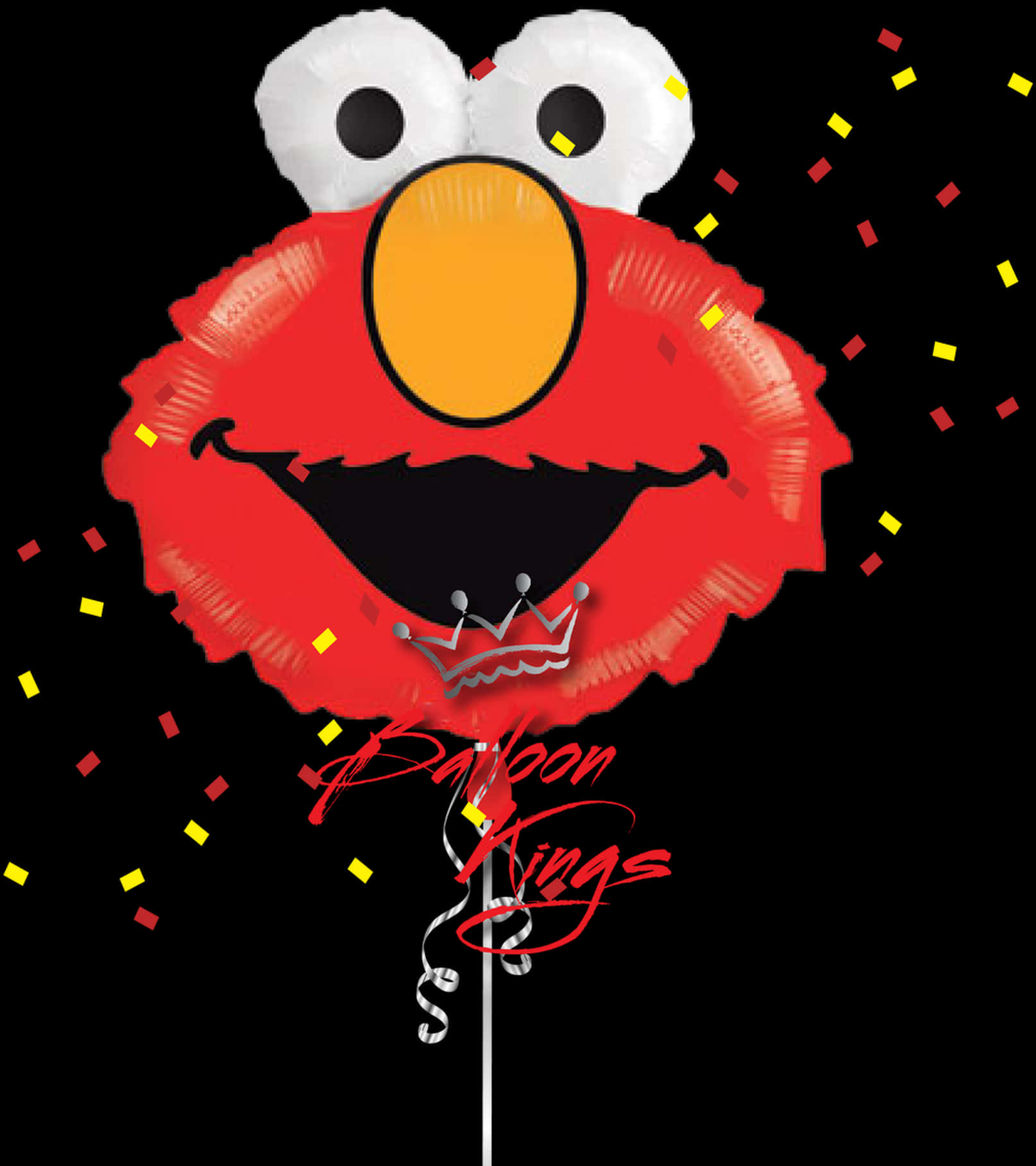 Elmo Balloon Celebration PNG