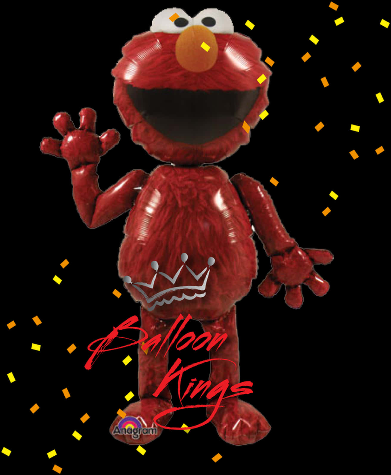 Elmo Balloon King Promotional Image PNG