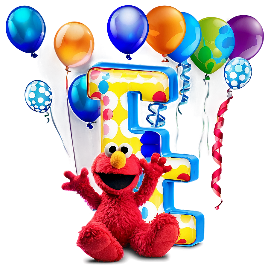 Elmo Birthday D PNG