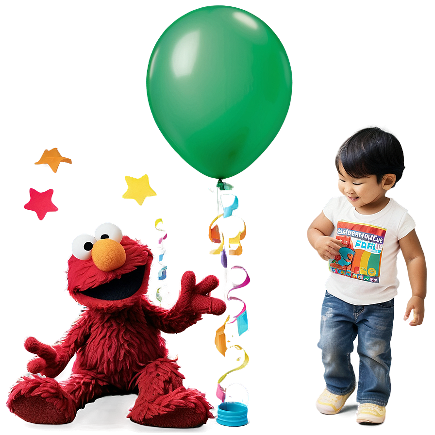 Elmo Birthday Party Games Png Vrt PNG