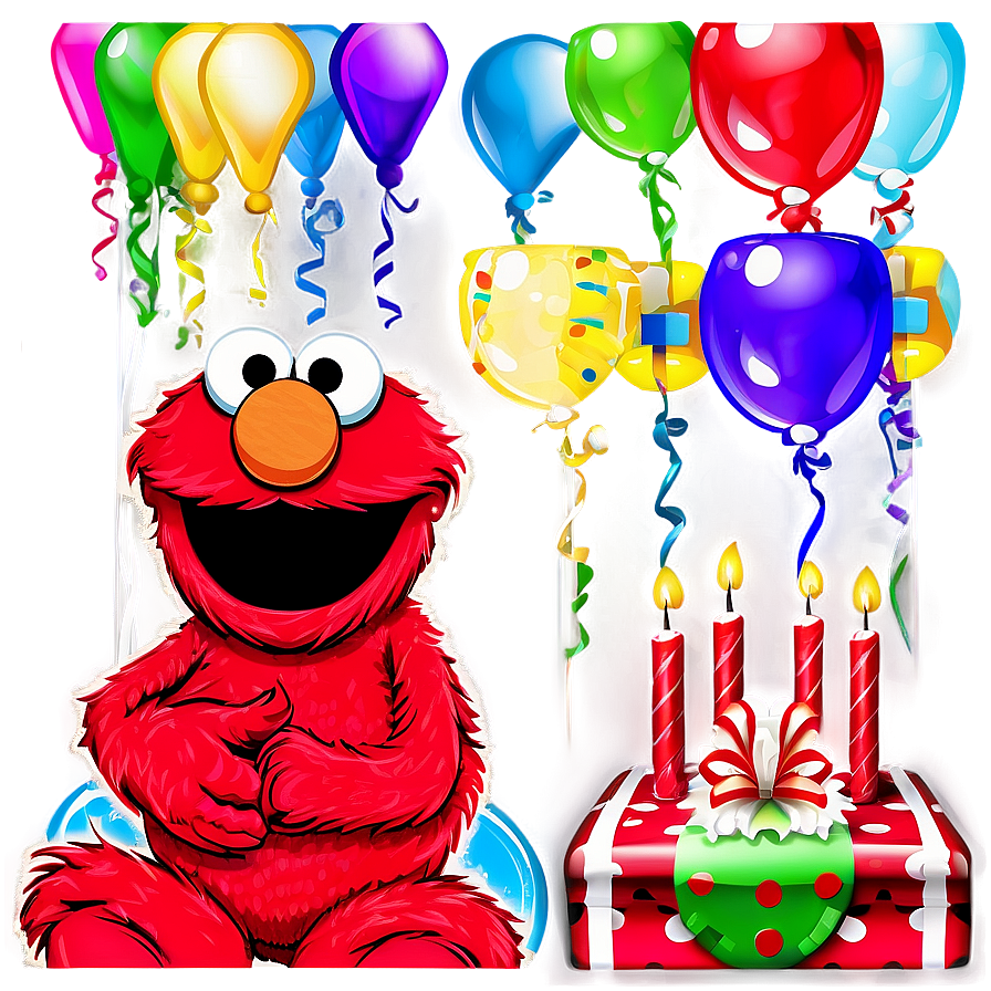 Elmo Birthday Party Planning Png Efu59 PNG