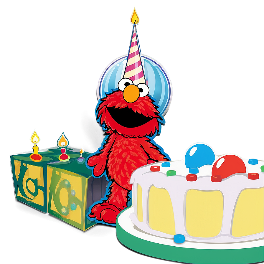 Elmo Birthday Party Themes Png 06132024 PNG