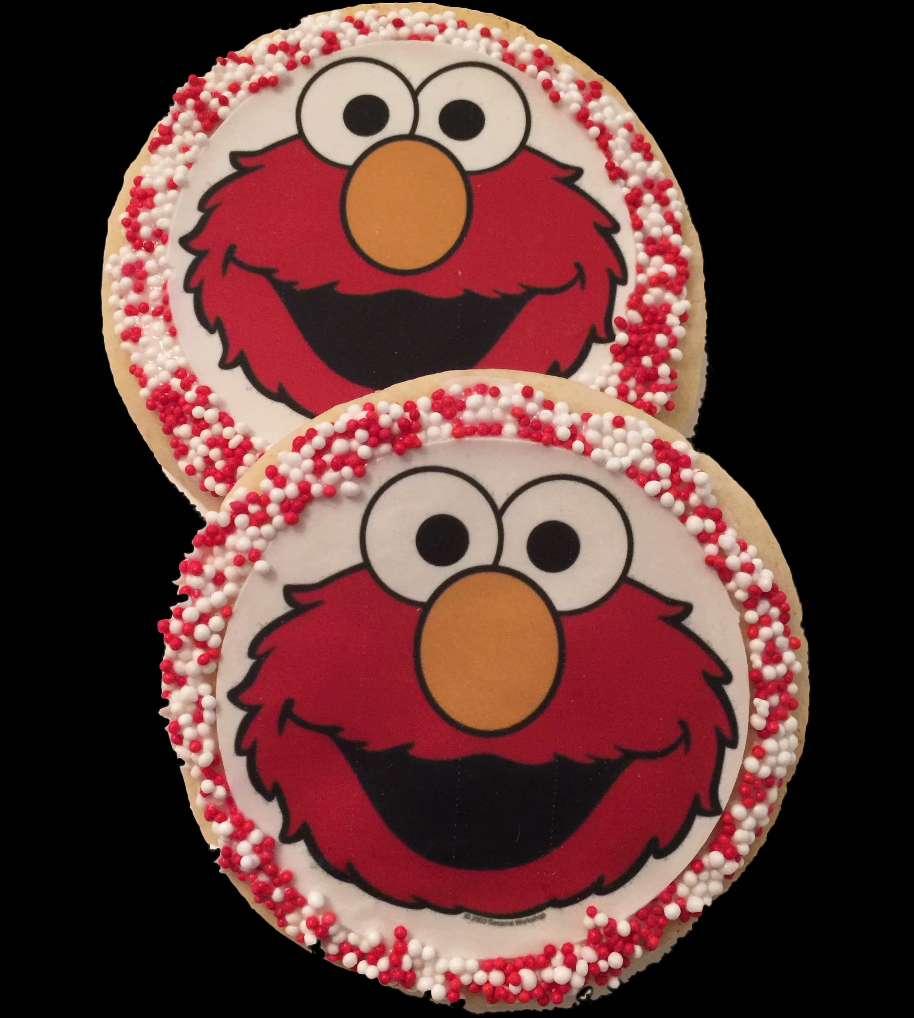 Elmo Face Cookies PNG