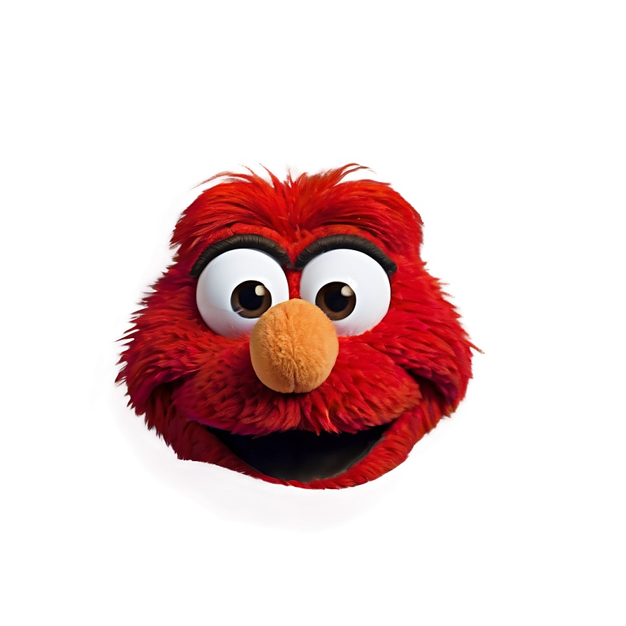 Download Elmo Face With Big Eyes Png 24 | Wallpapers.com