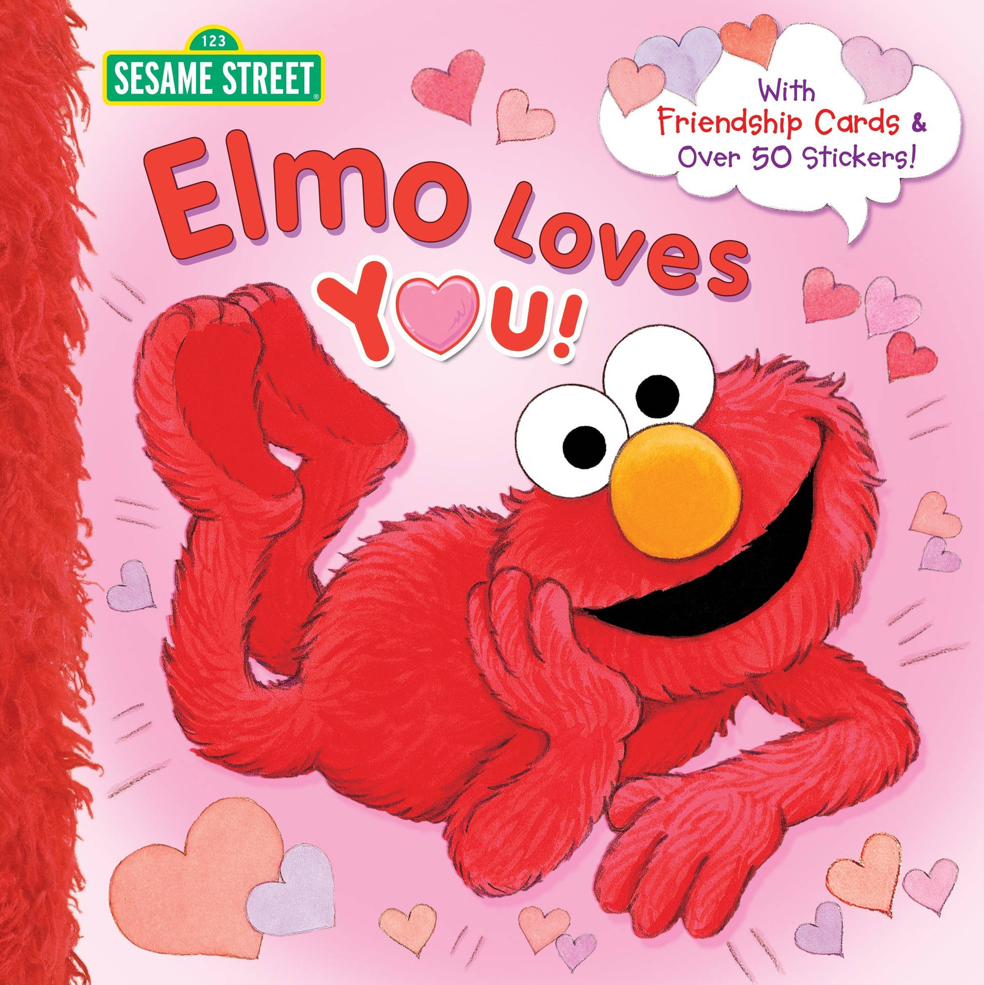 Elmo Loves You Comic Cover Background