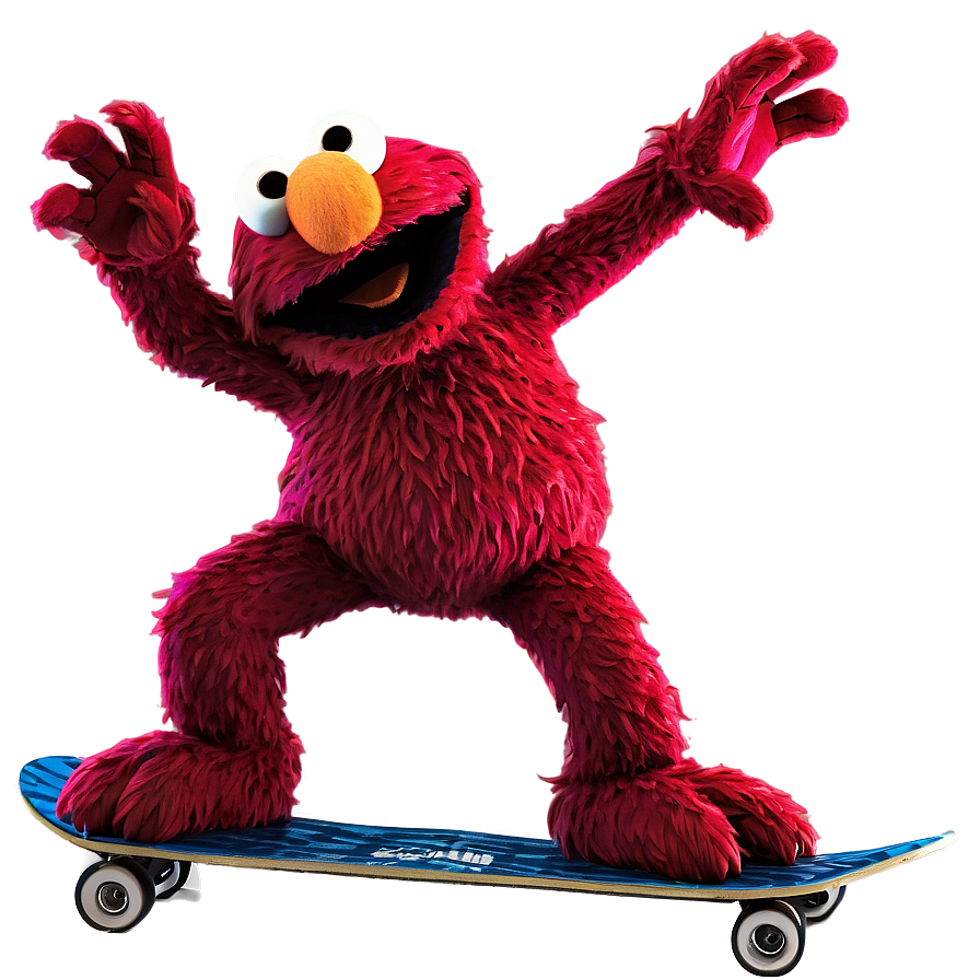 Elmo On Skateboard Png 11 PNG