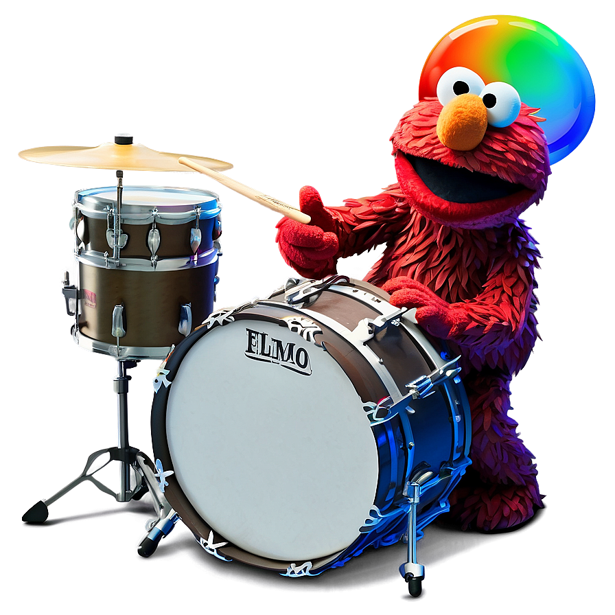 Elmo Playing Drum Png 74 PNG