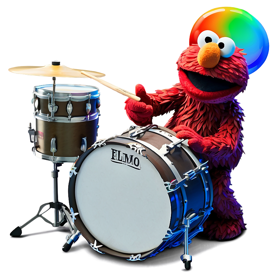 Download Elmo Playing Drum Png 74 | Wallpapers.com