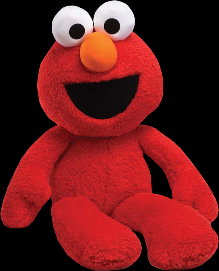 Elmo Plush Toy Sesame Street PNG