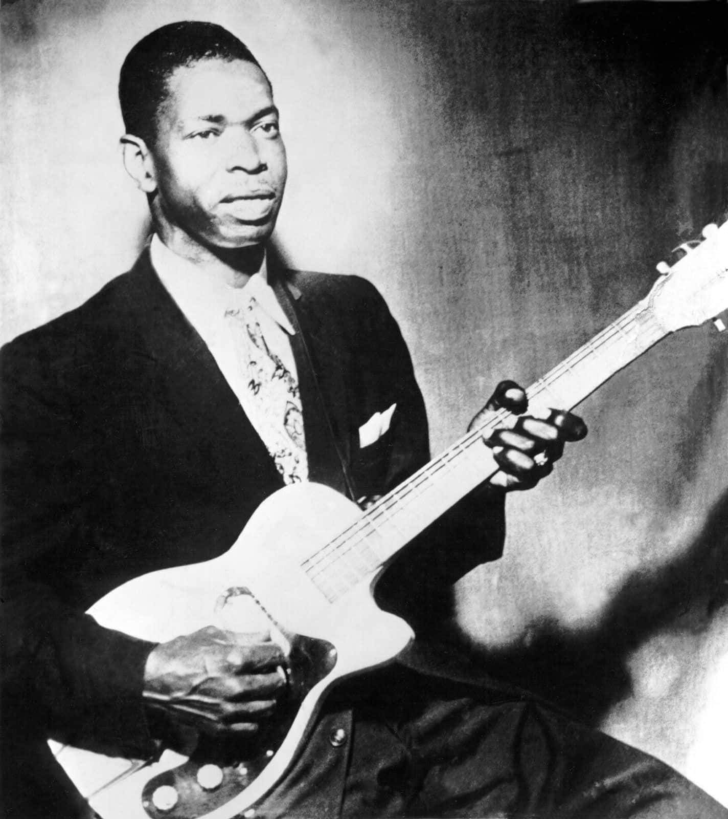 Elmore James, a Pioneer in Blues Music Wallpaper
