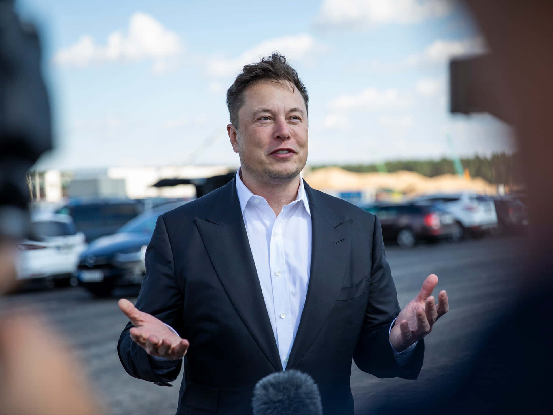 Visionärentreprenör Och Innovatör Elon Musk