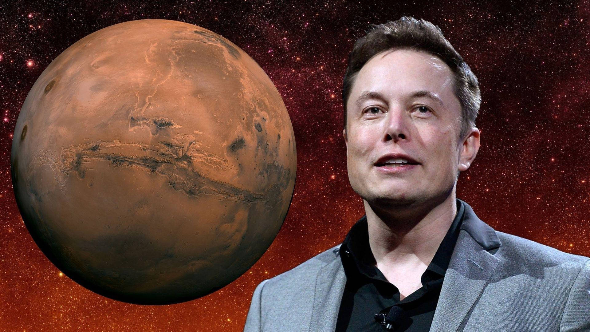 Elon Musk Mars Talk Wallpaper
