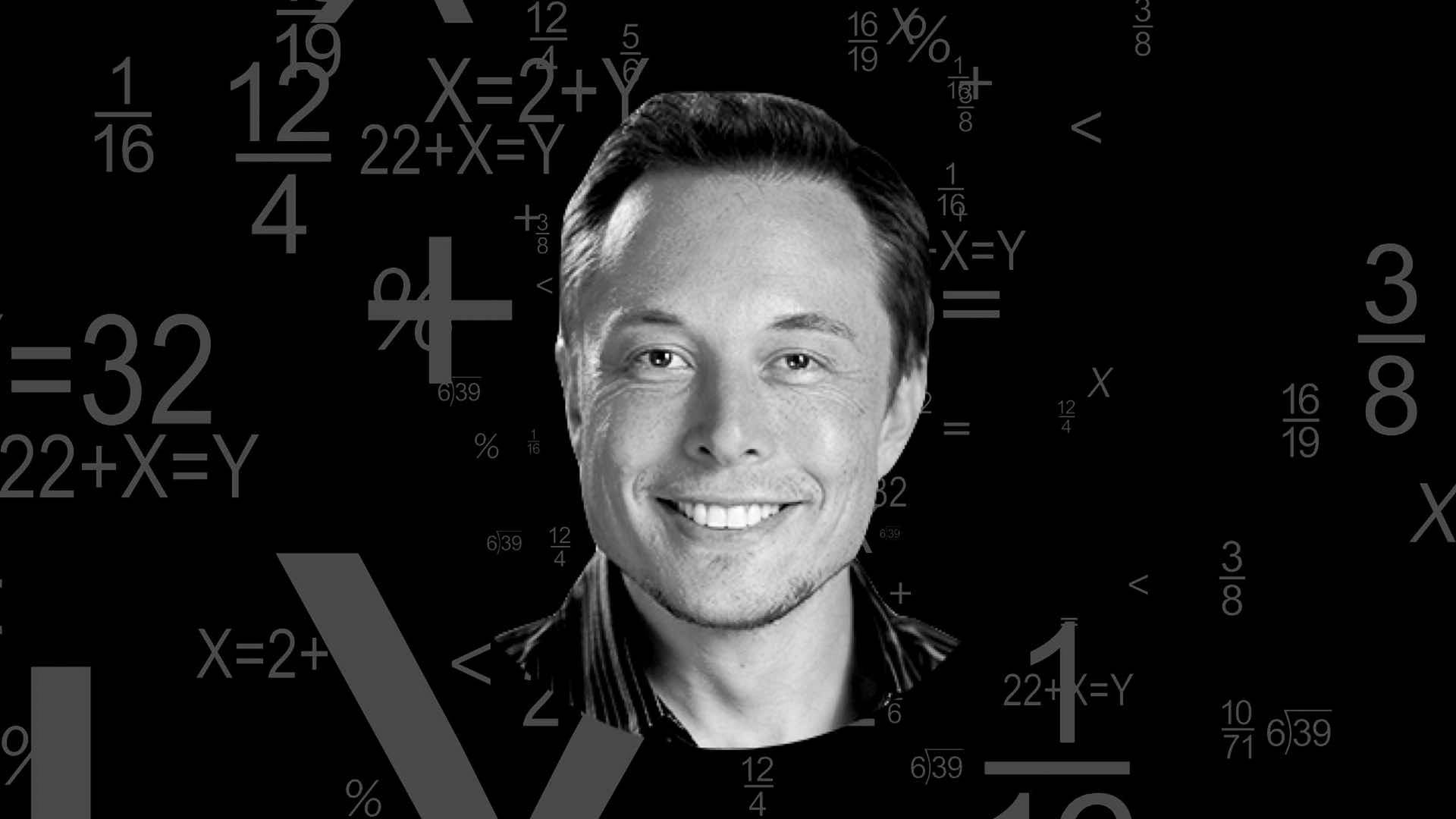 Elon Musk Math Aesthetic Wallpaper