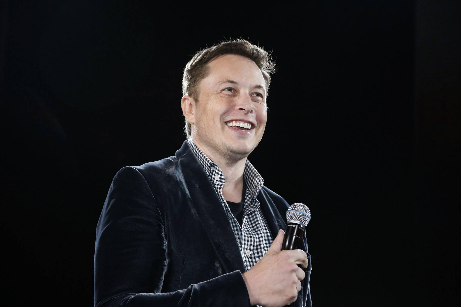 Elon Musk Tesla D Launch 2014 Wallpaper