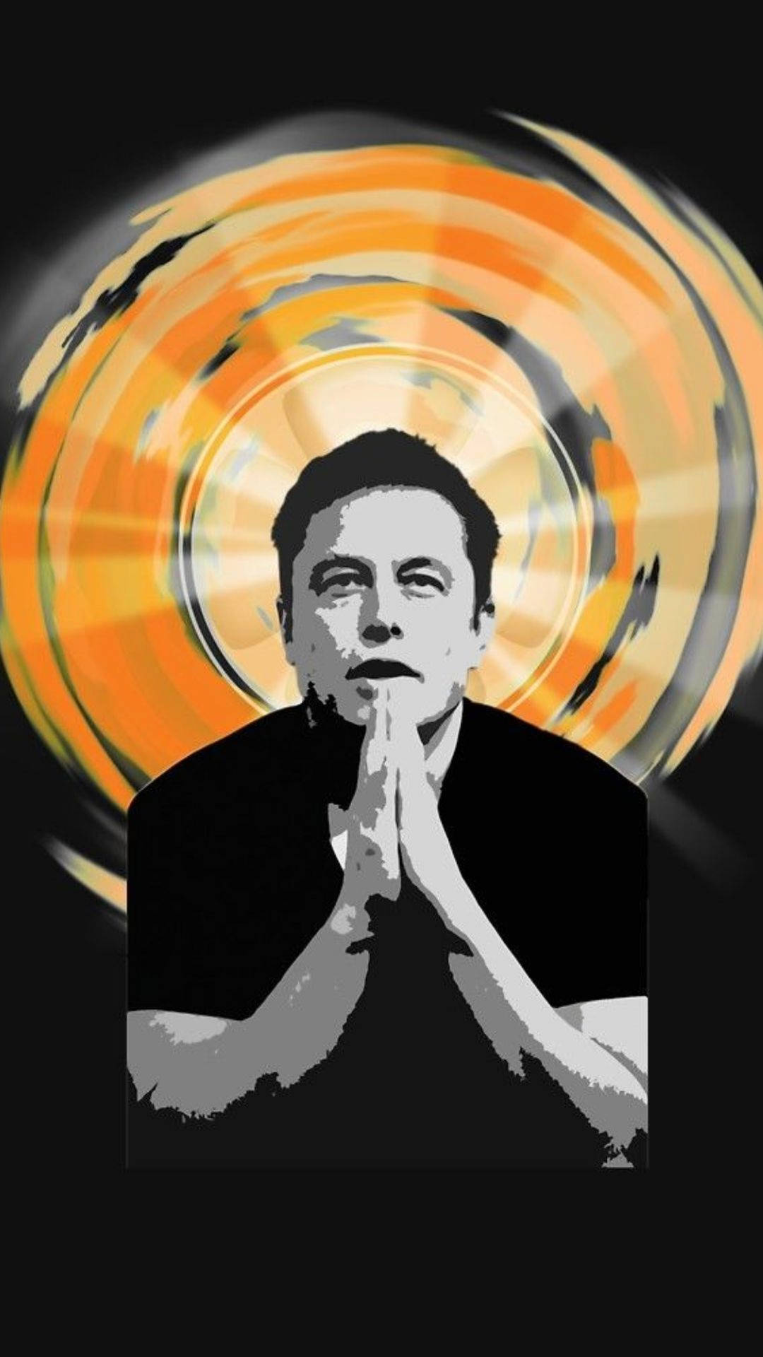 Caption: Visionary Innovator - Elon Musk Fan Art Wallpaper