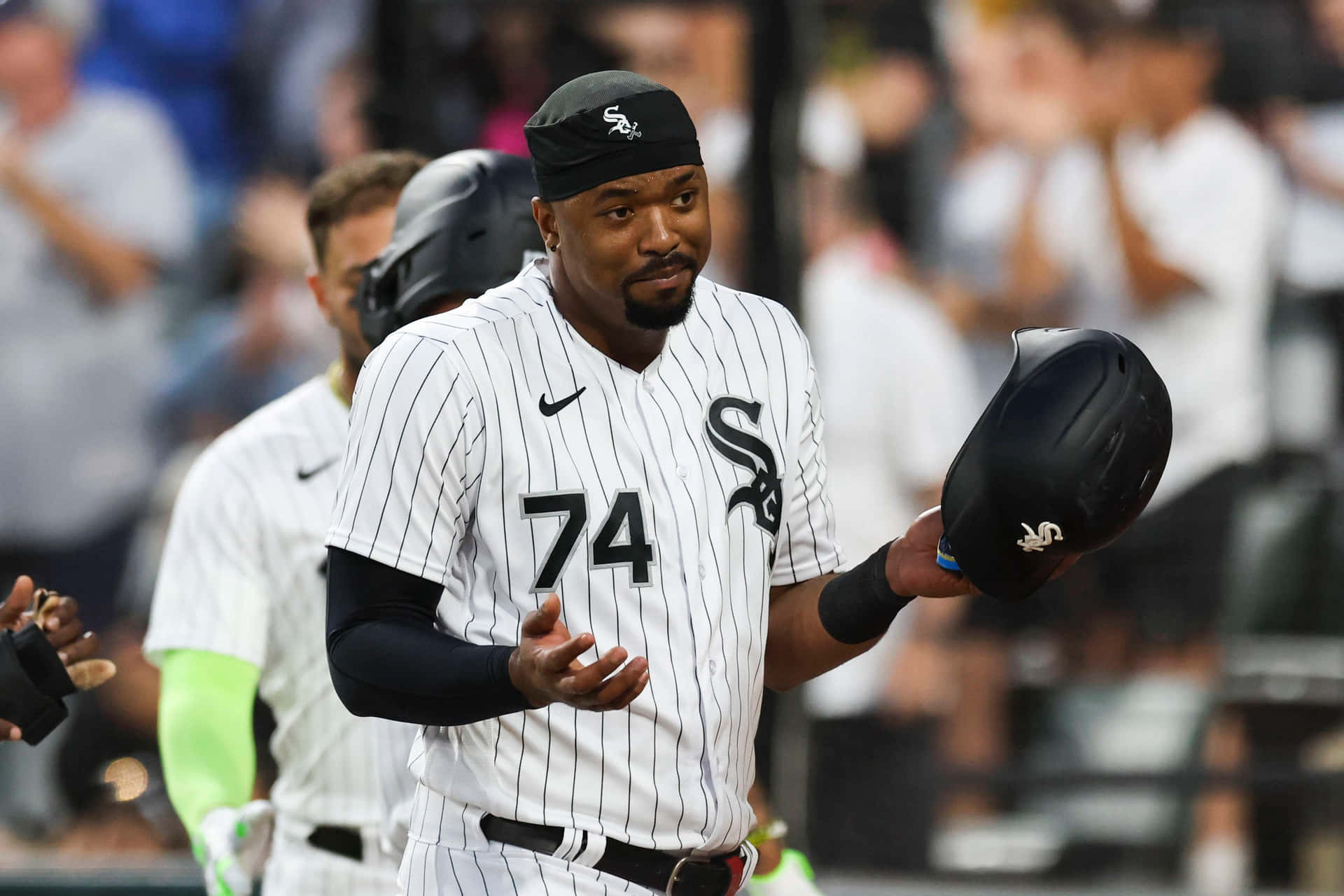 Eloy Jimenez White Sox Game Moment Wallpaper