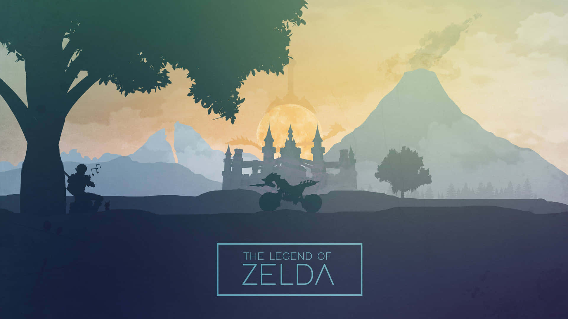 Elpaisaje Escénico De The Legend Of Zelda: Breath Of The Wild.