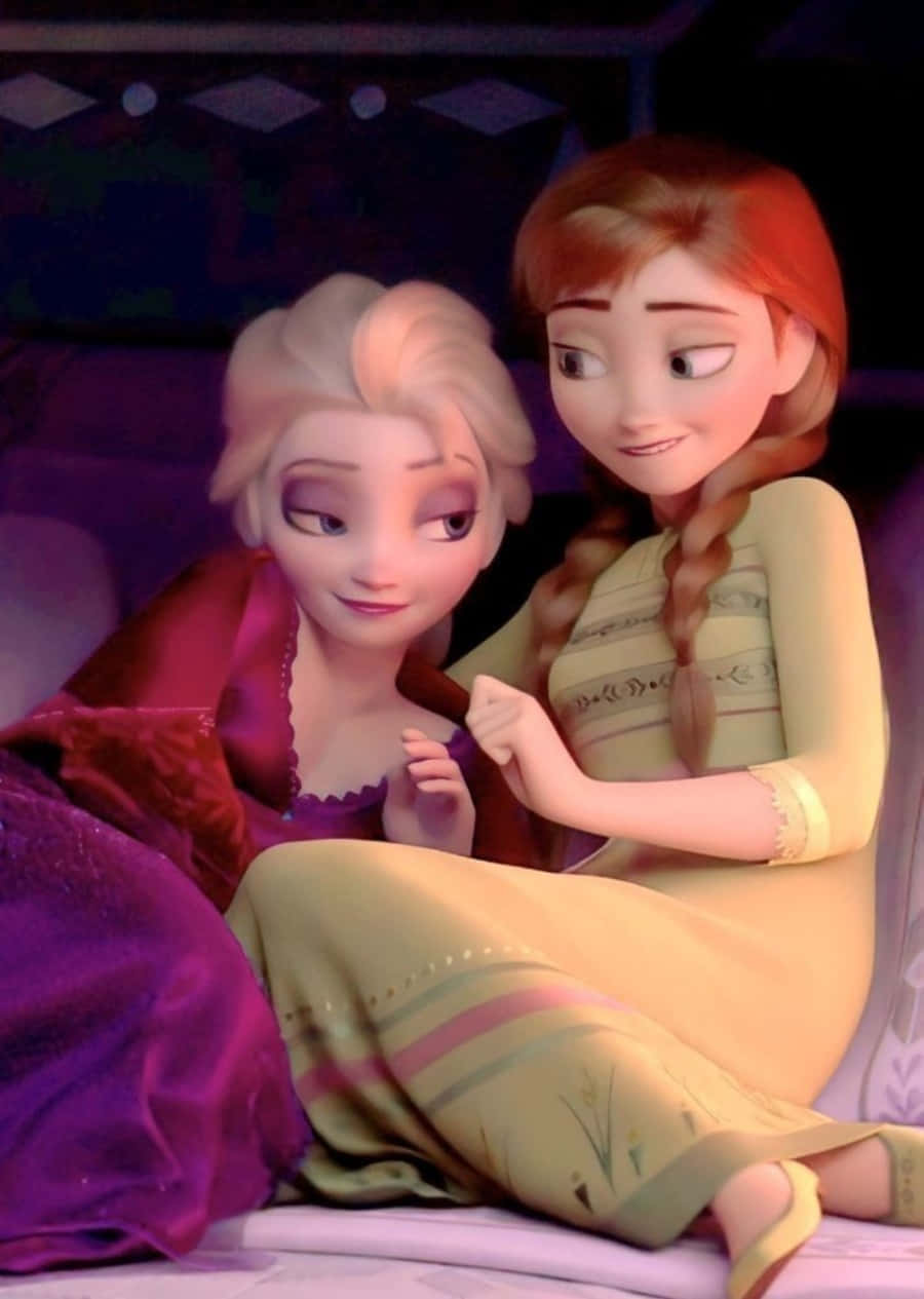 Sisters Elsa and Anna, From Frozen