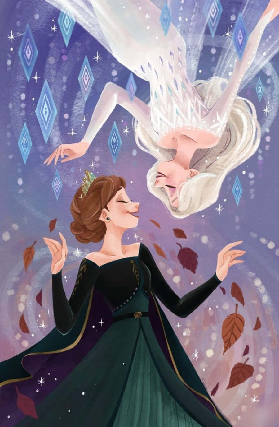 The magical bond between Anna and Elsa.