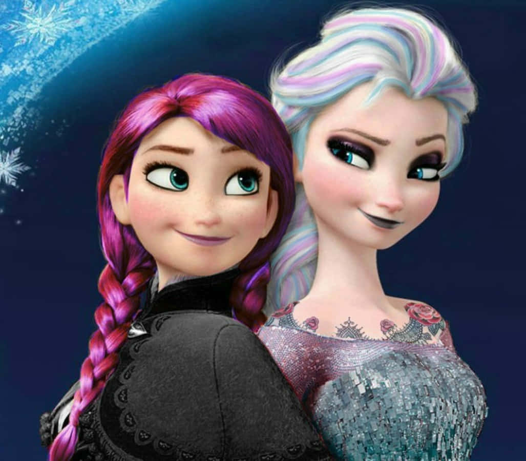 Anna And Elsa - Sisters United