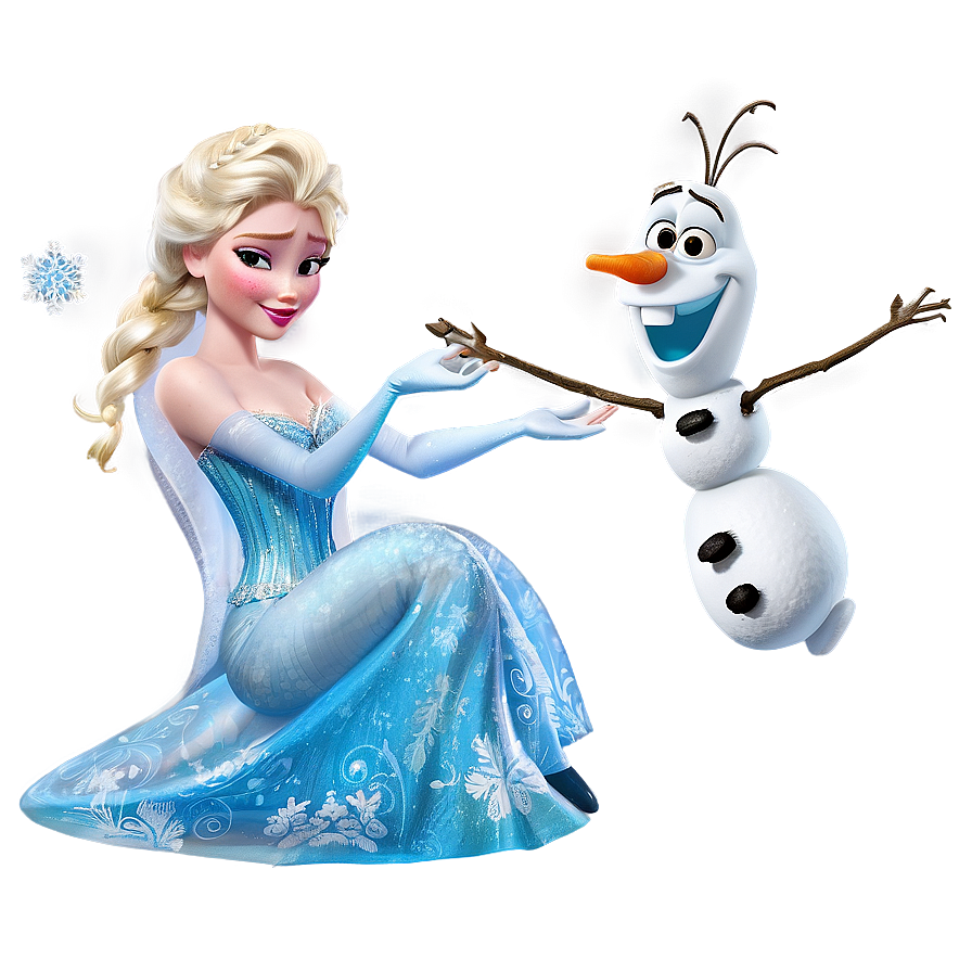 Elsa And Olaf Best Friends Png Tya43 PNG