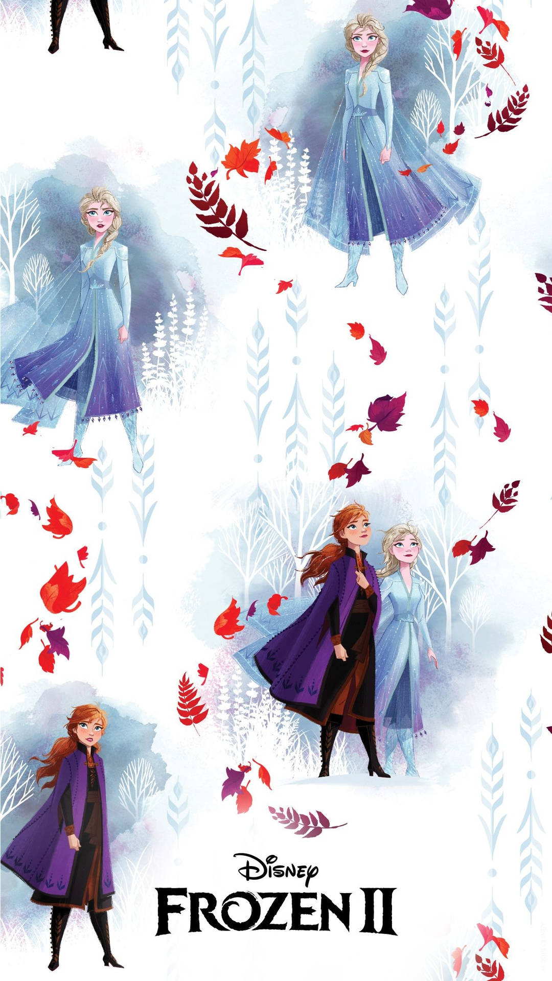 Elsa & Anna Frosne 2 Wallpaper