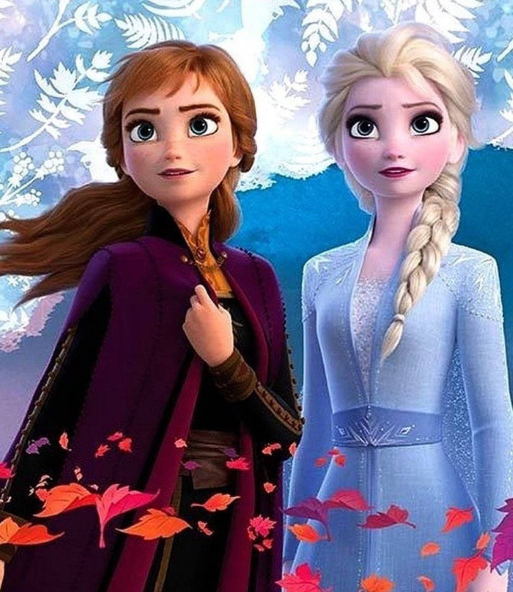 Elsa & Anna Frosne 2 Wallpaper