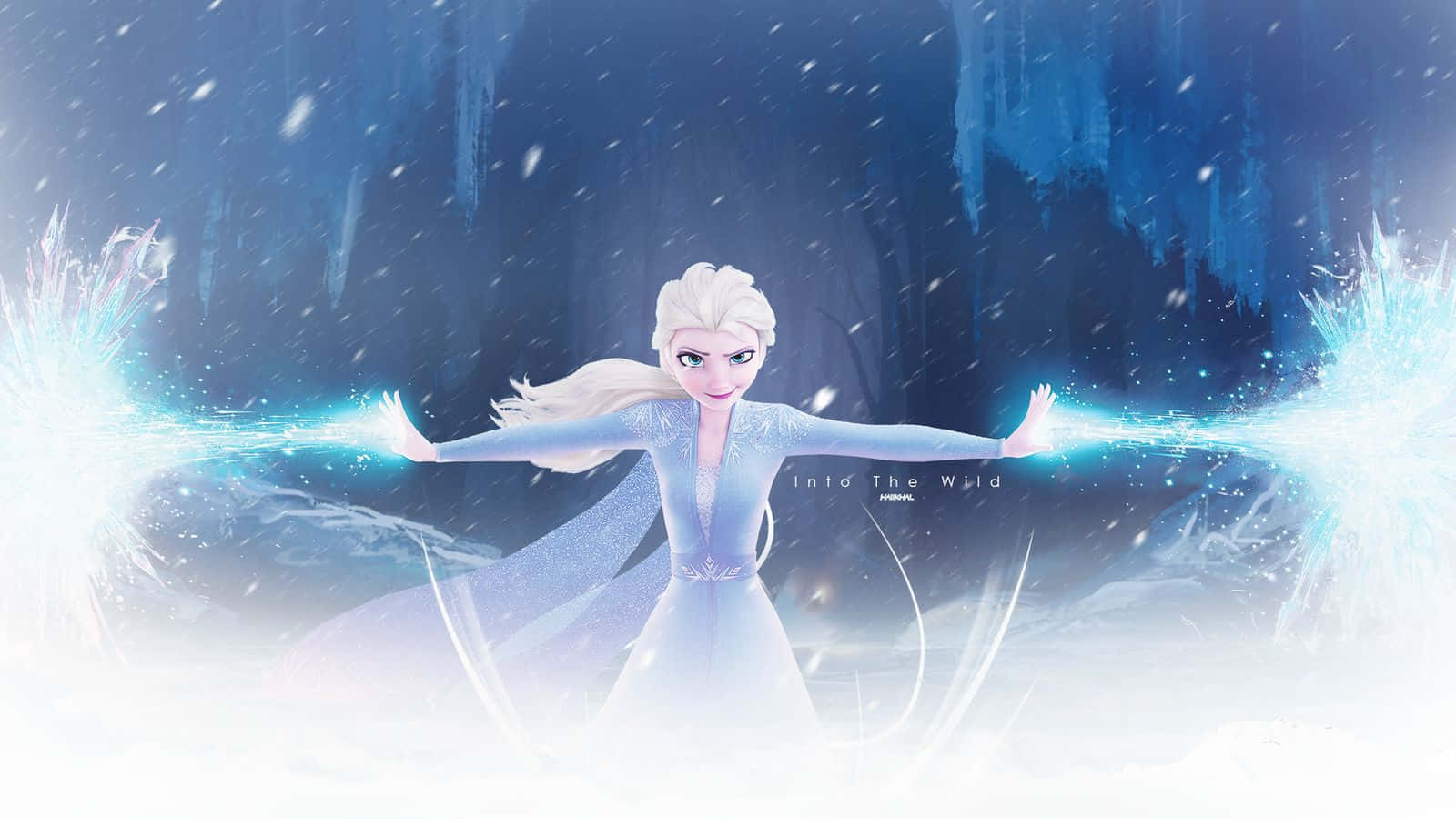 Download Discover the power of Elsa. | Wallpapers.com