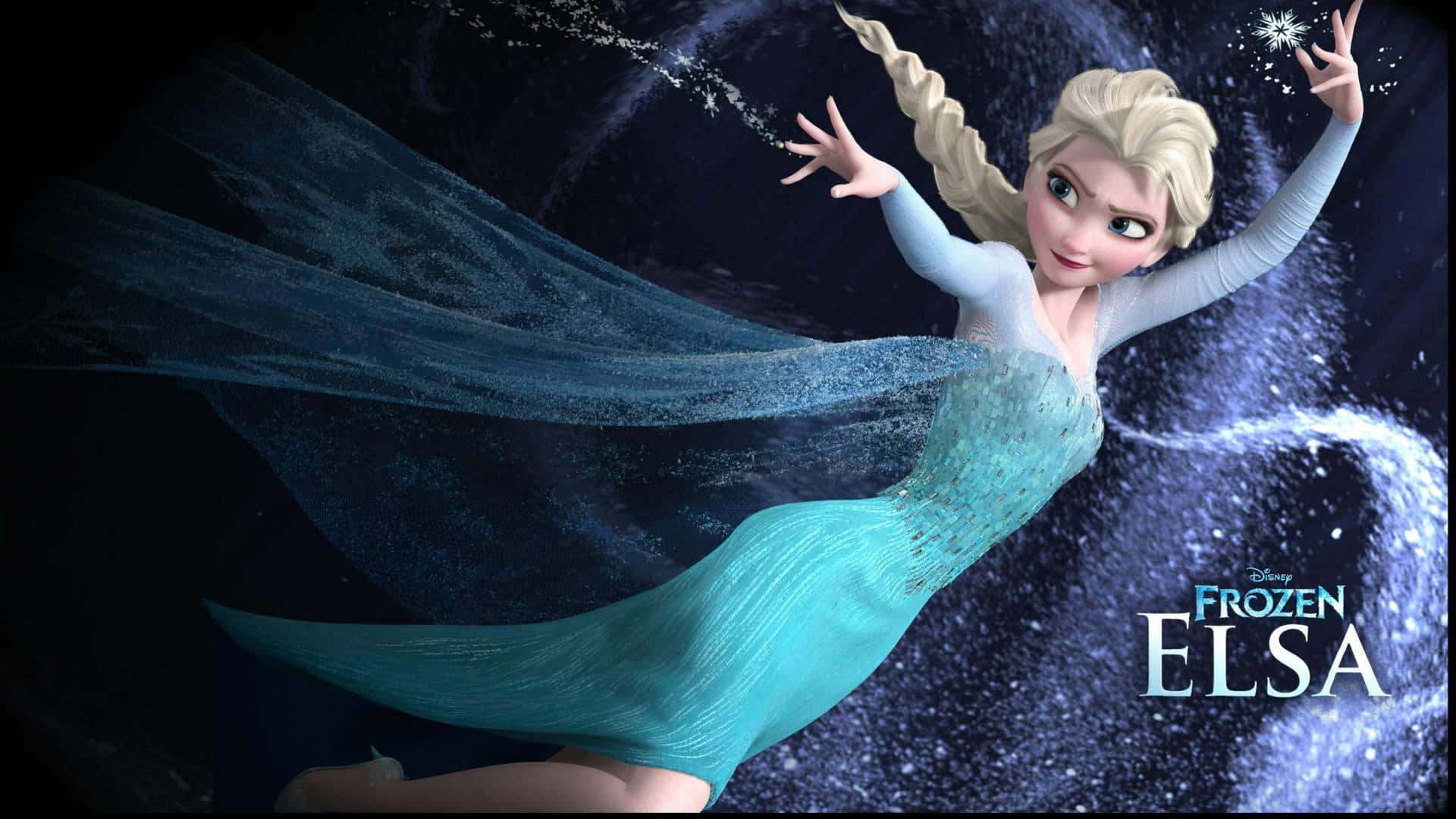 Queen Elsa of Arendelle reigning with her magical power