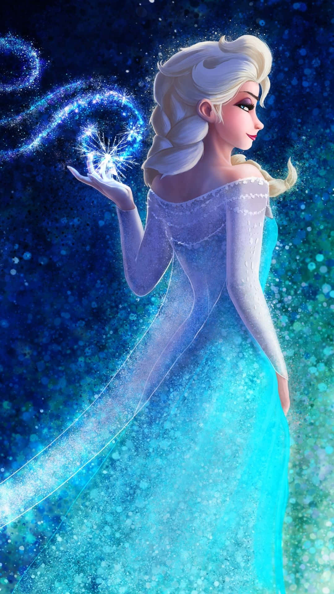 The fabulous Elsa spreading love and joy throughout Arendelle
