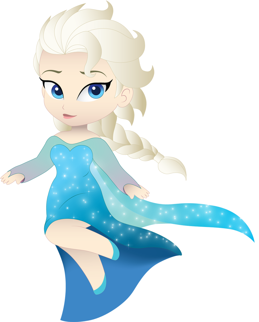 Elsa Frozen Animated Character PNG