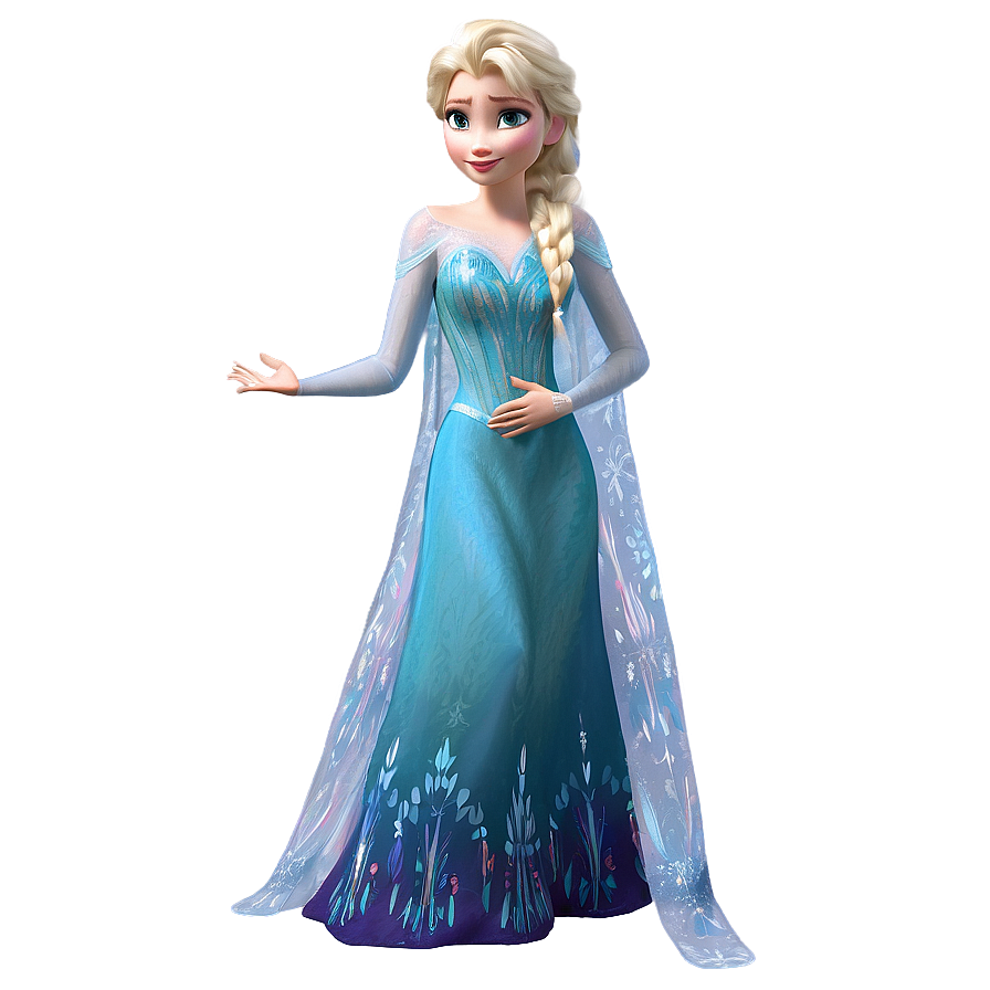 Elsa Frozen Ice Dress Png Aal PNG