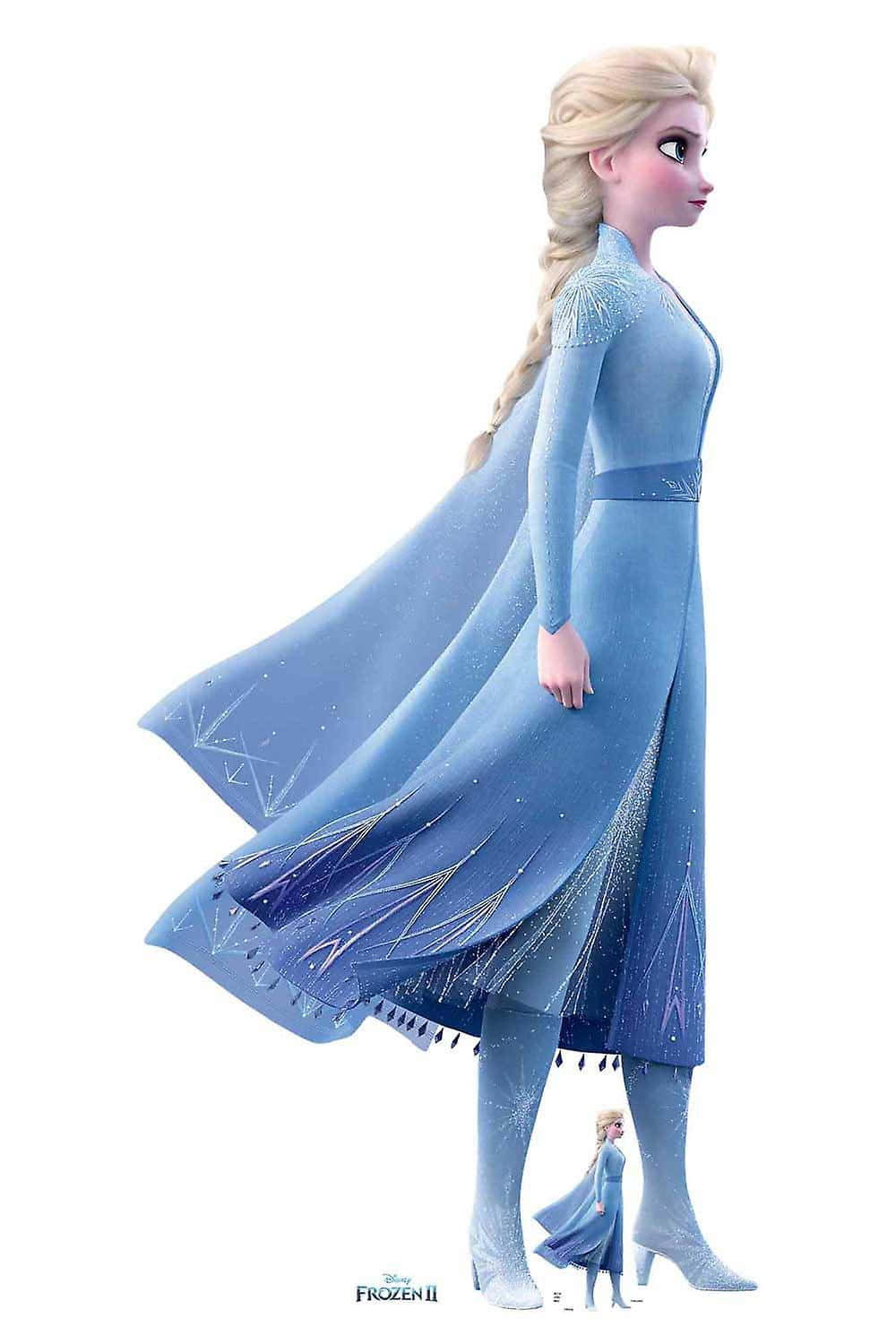 Immaginidi Elsa Di Frozen Vista Laterale.