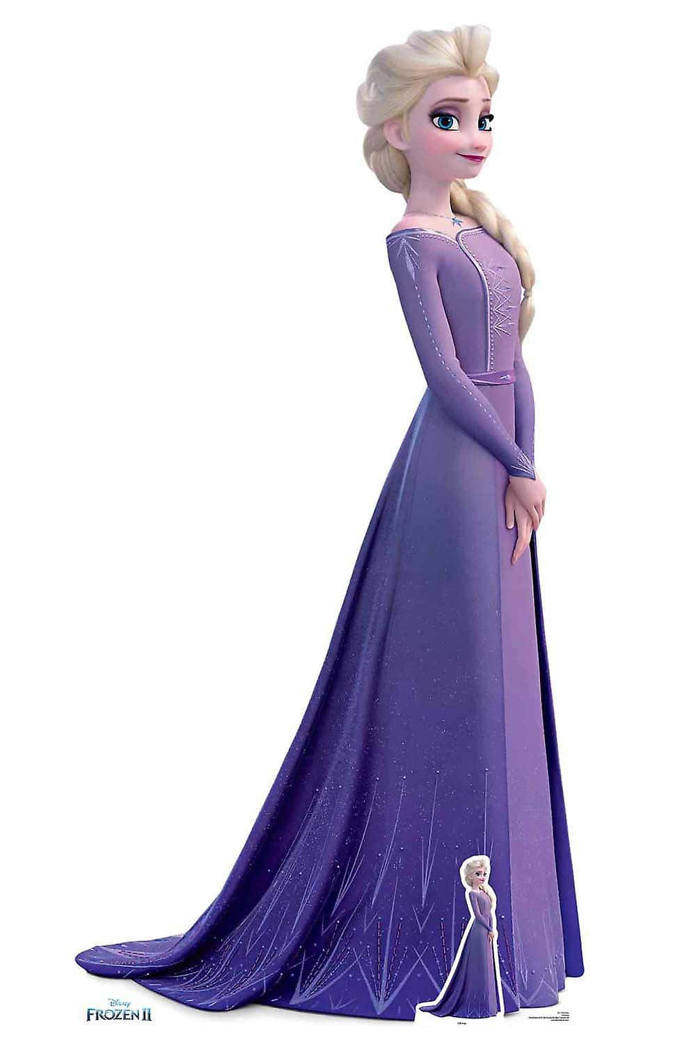 Elsa Frozen Purple Gown Pictures