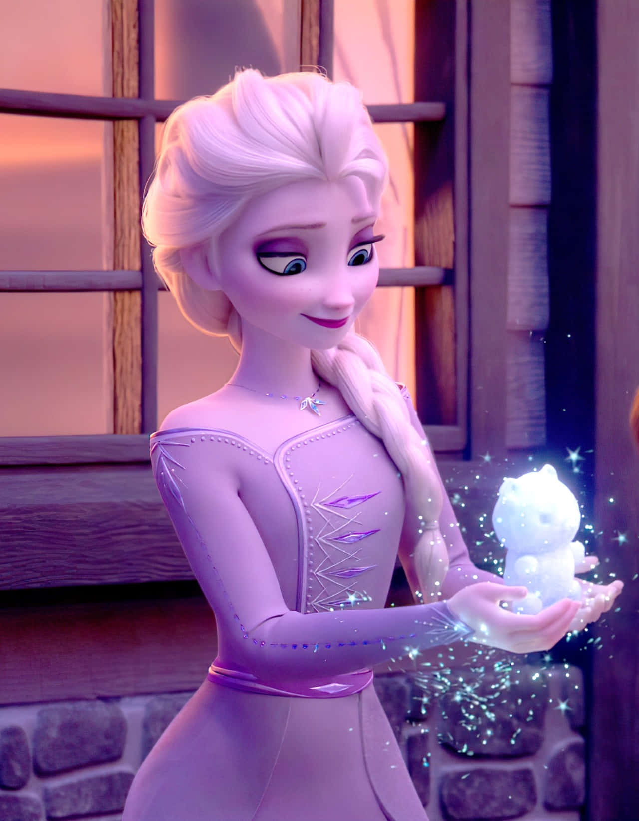 Immaginidi Elsa Con L'orso Di Neve Di Frozen