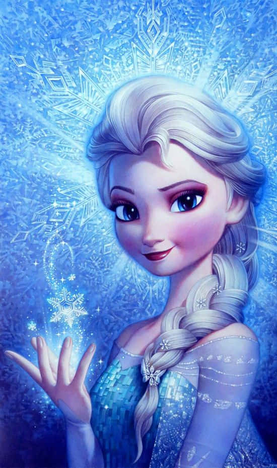 Immaginidi Elsa Frozen Con Fiocchi Di Neve