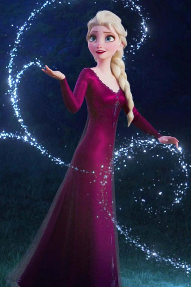Immaginidi Elsa Di Frozen Indossa Rosso.