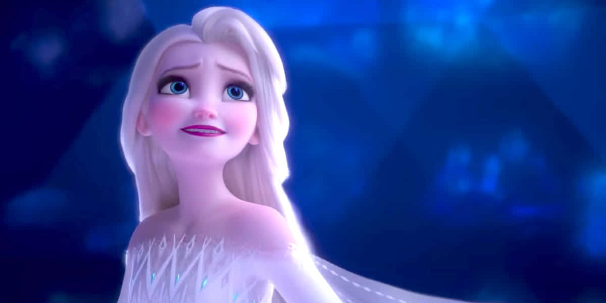 Vitaklänningen Från Frozenbilder Av Elsa