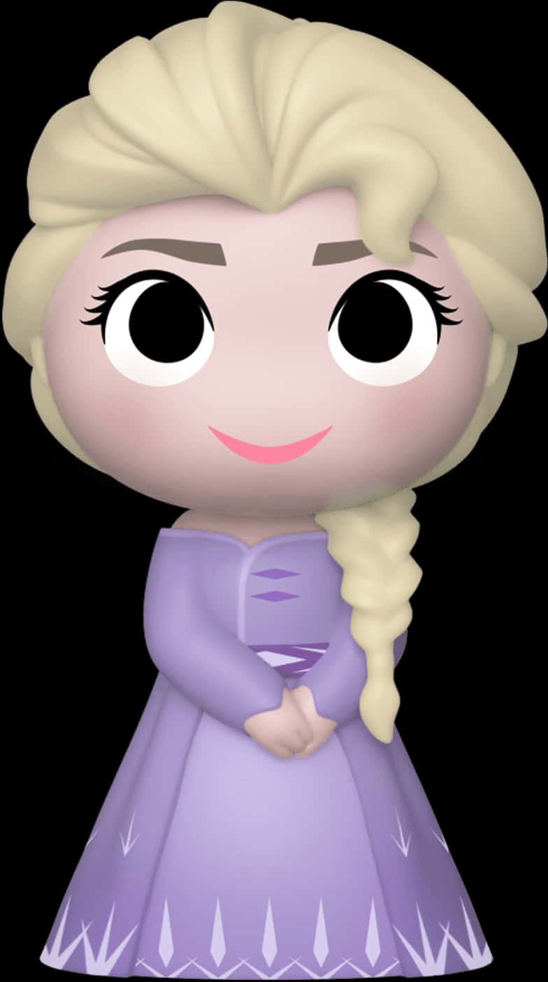 Elsa Funko Pop Figure PNG