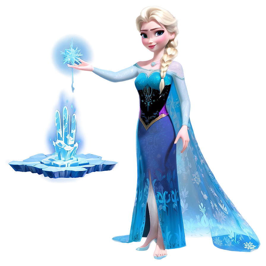 Elsa Ice Powers Png 05032024 PNG