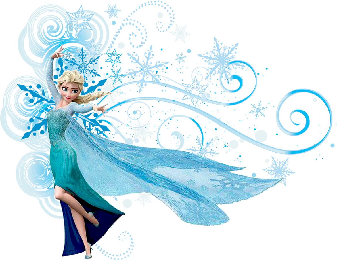 Elsa Magic Frost Patterns PNG