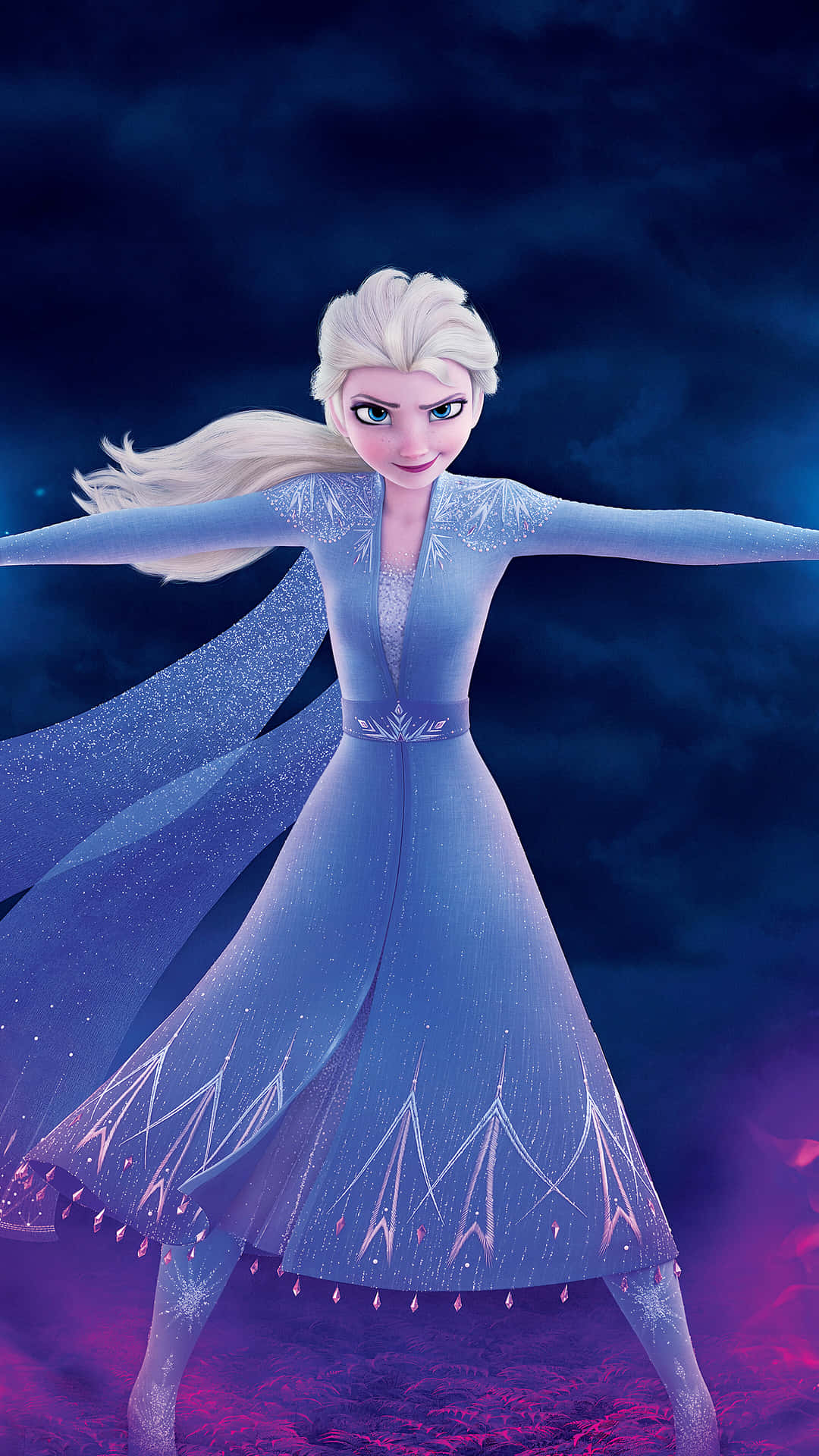 "Elsa Dazzles with Her Incredible Ice Powers"