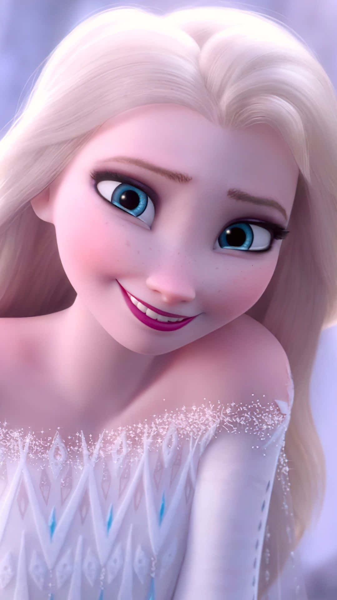 Frozen Queen Elsa casts her icy spell