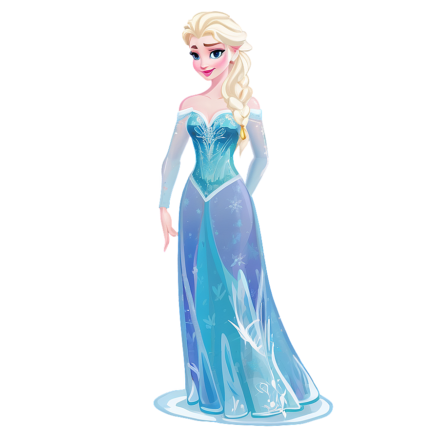 Download Elsa Reflection In Ice Png Acc2 | Wallpapers.com