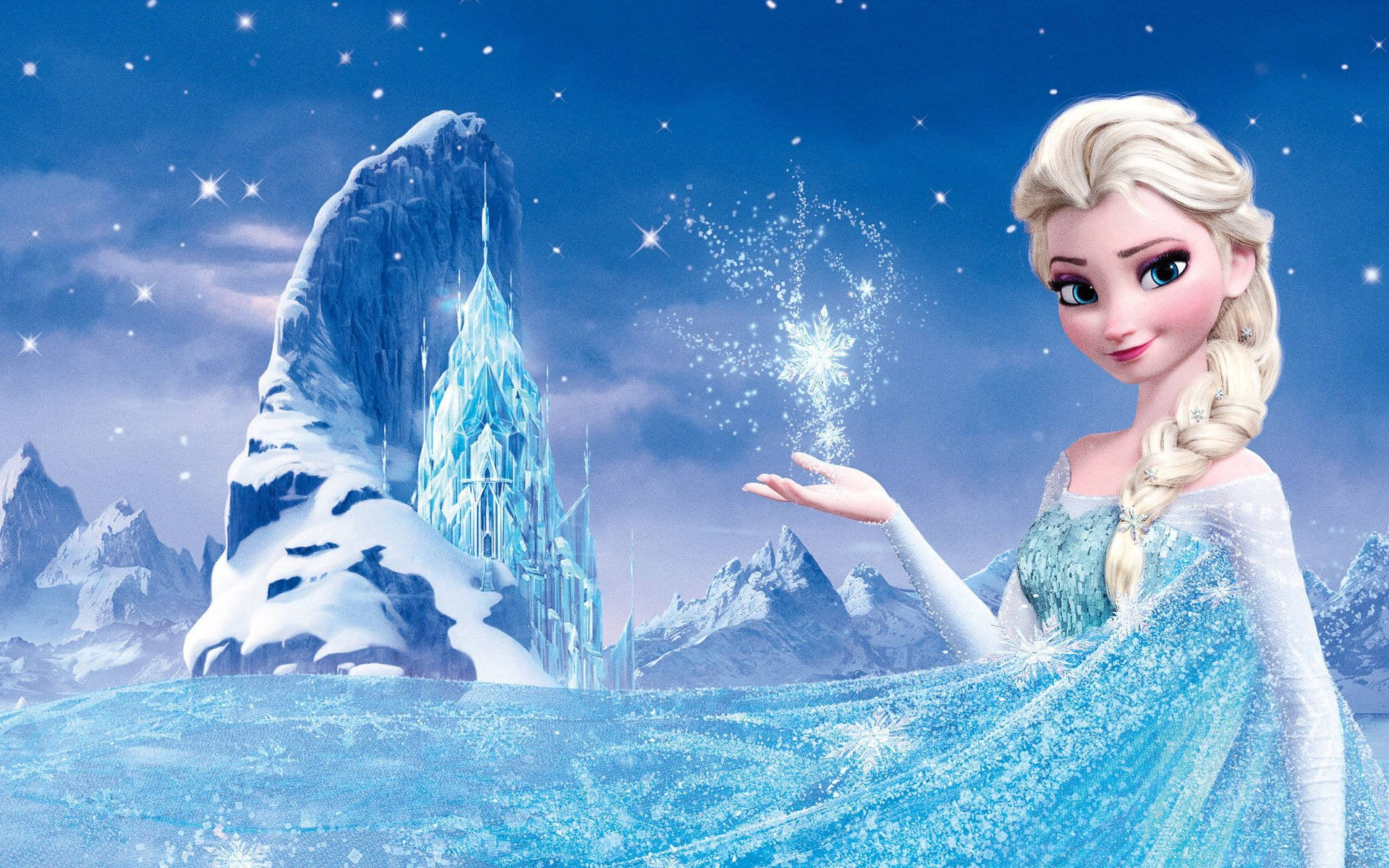 Elsa's Ice Palace Wallpaper